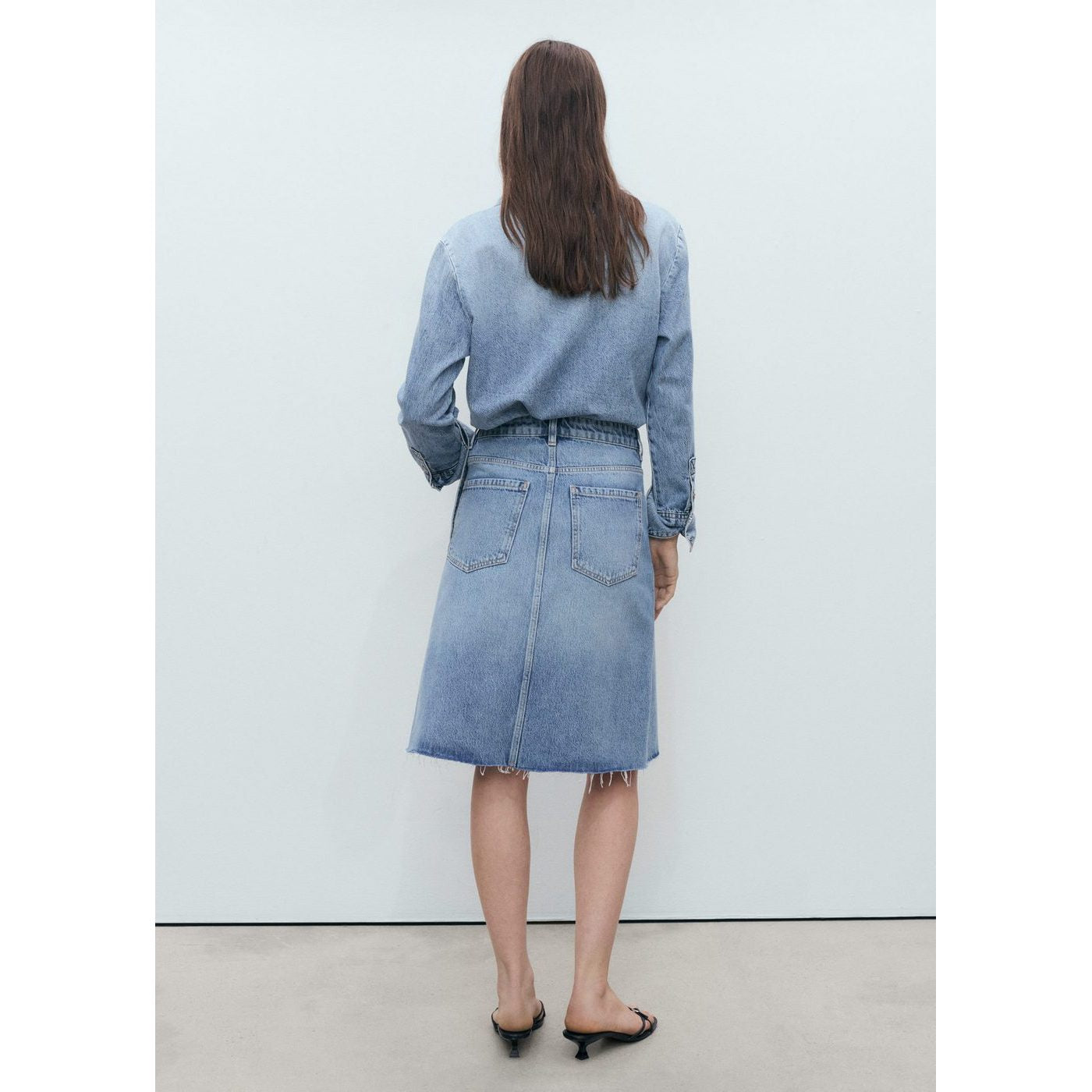Jupe Paulina - Bleu Moyen