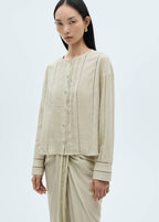 Blouse Lyocell Détails Ajourés