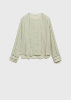 Blouse Lyocell Détails Ajourés