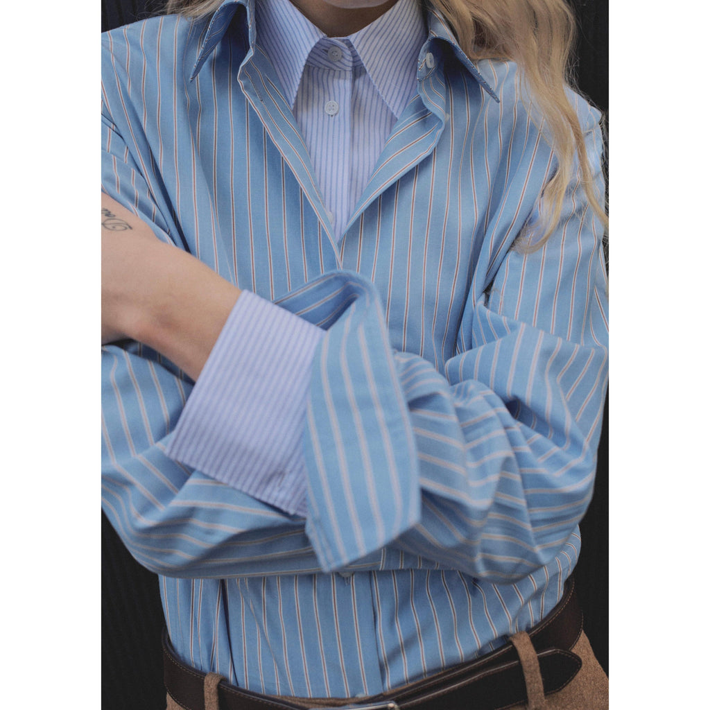 Flannel Check Pyjama Shirt - Blue