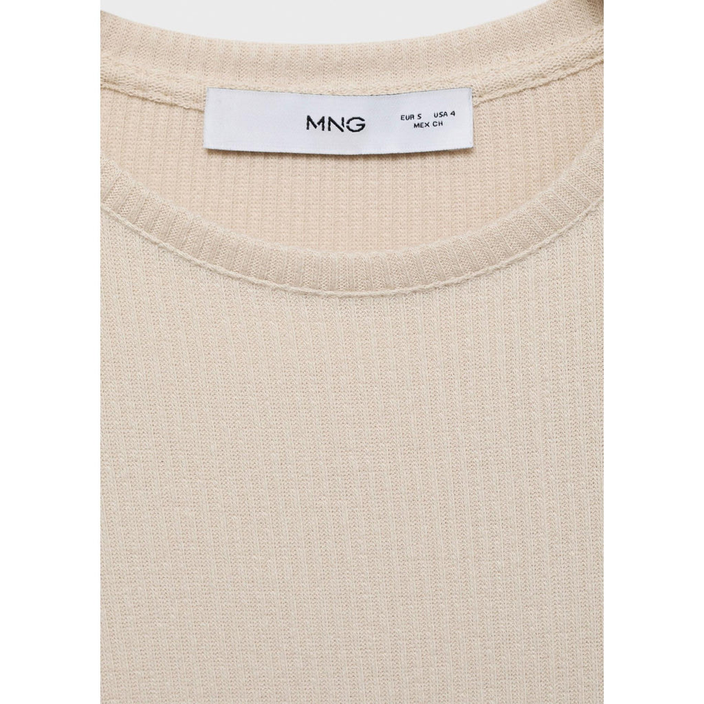 Camiseta de Punto Acanalado