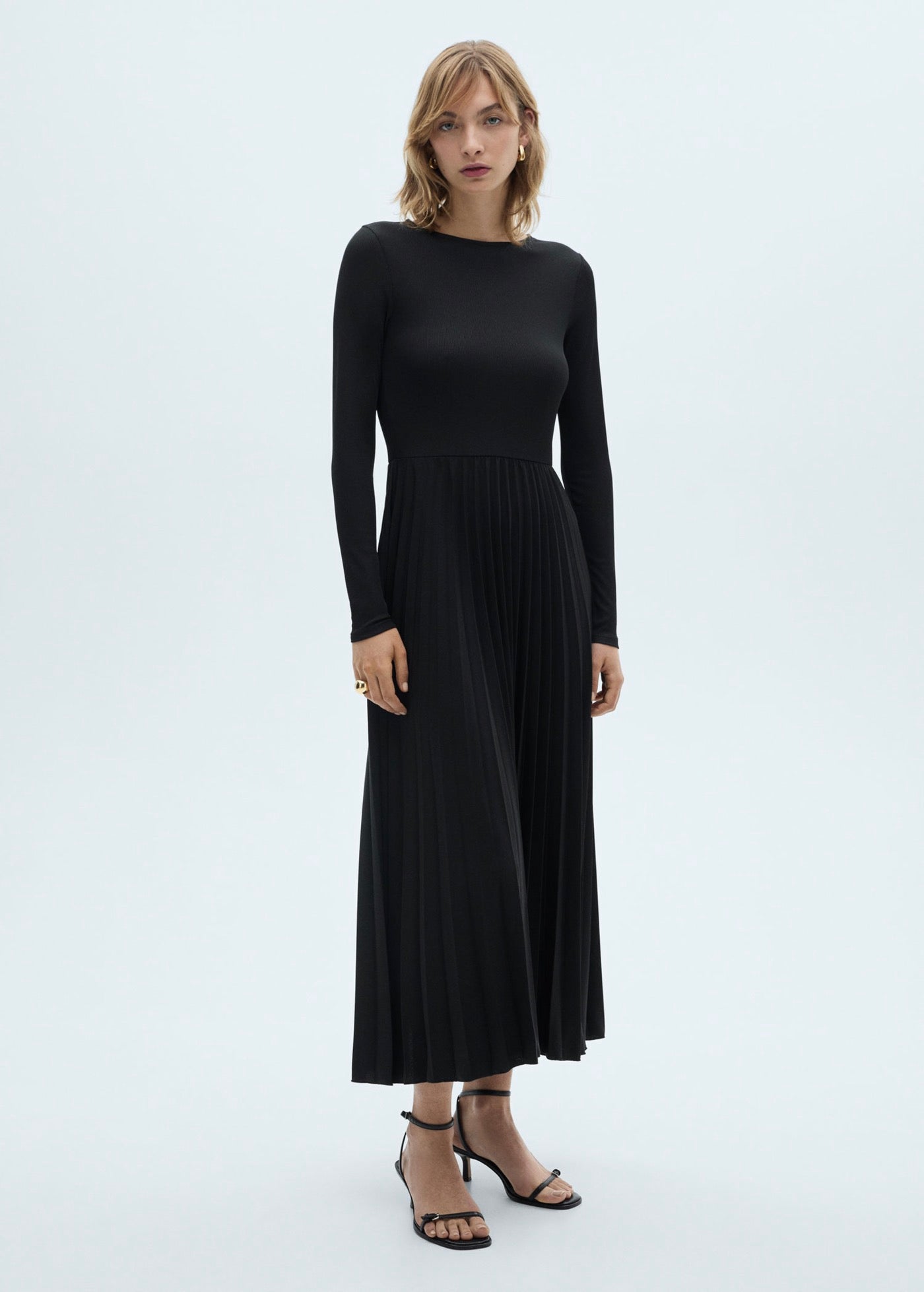 Robe Évasée Plissée