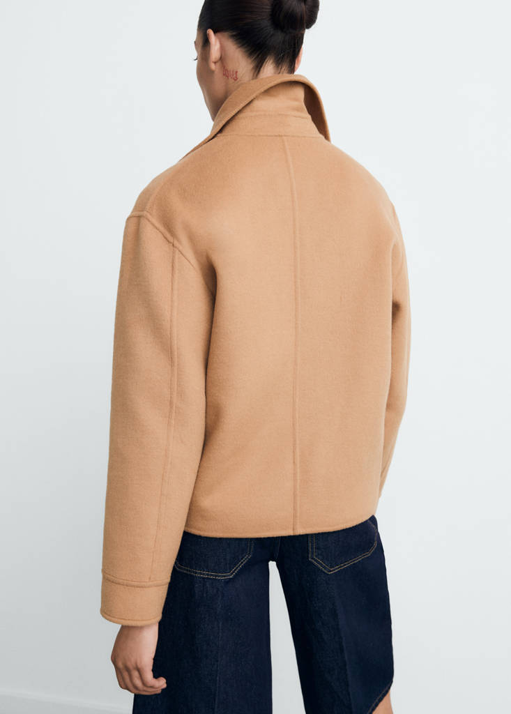 Veste Laine À Poches
