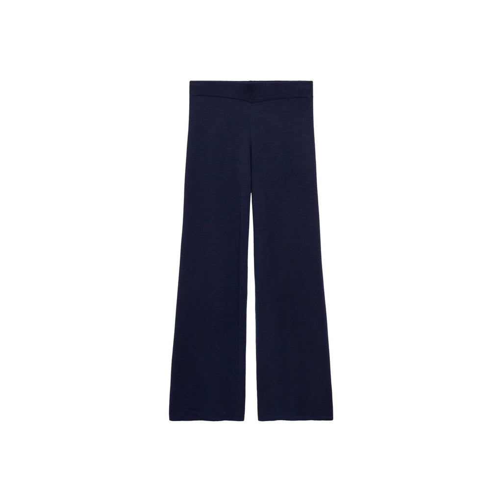 Cotton-Linen Knit Trousers