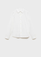 Chemise Popelin Blanc - Garçon