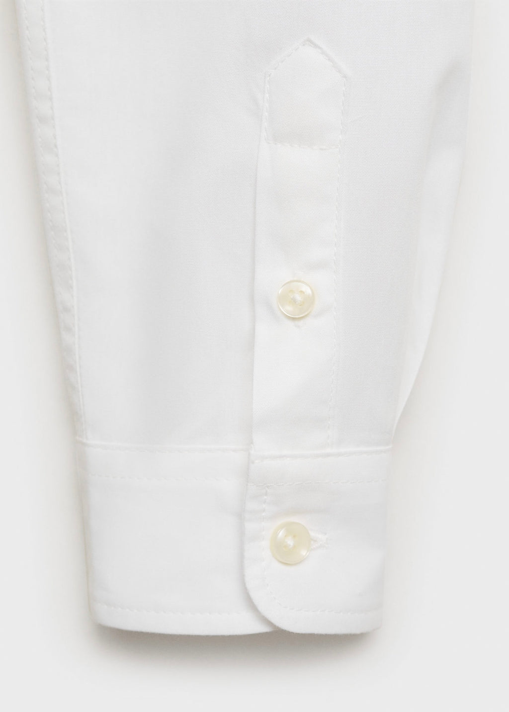 Chemise Popelin Blanc - Garçon