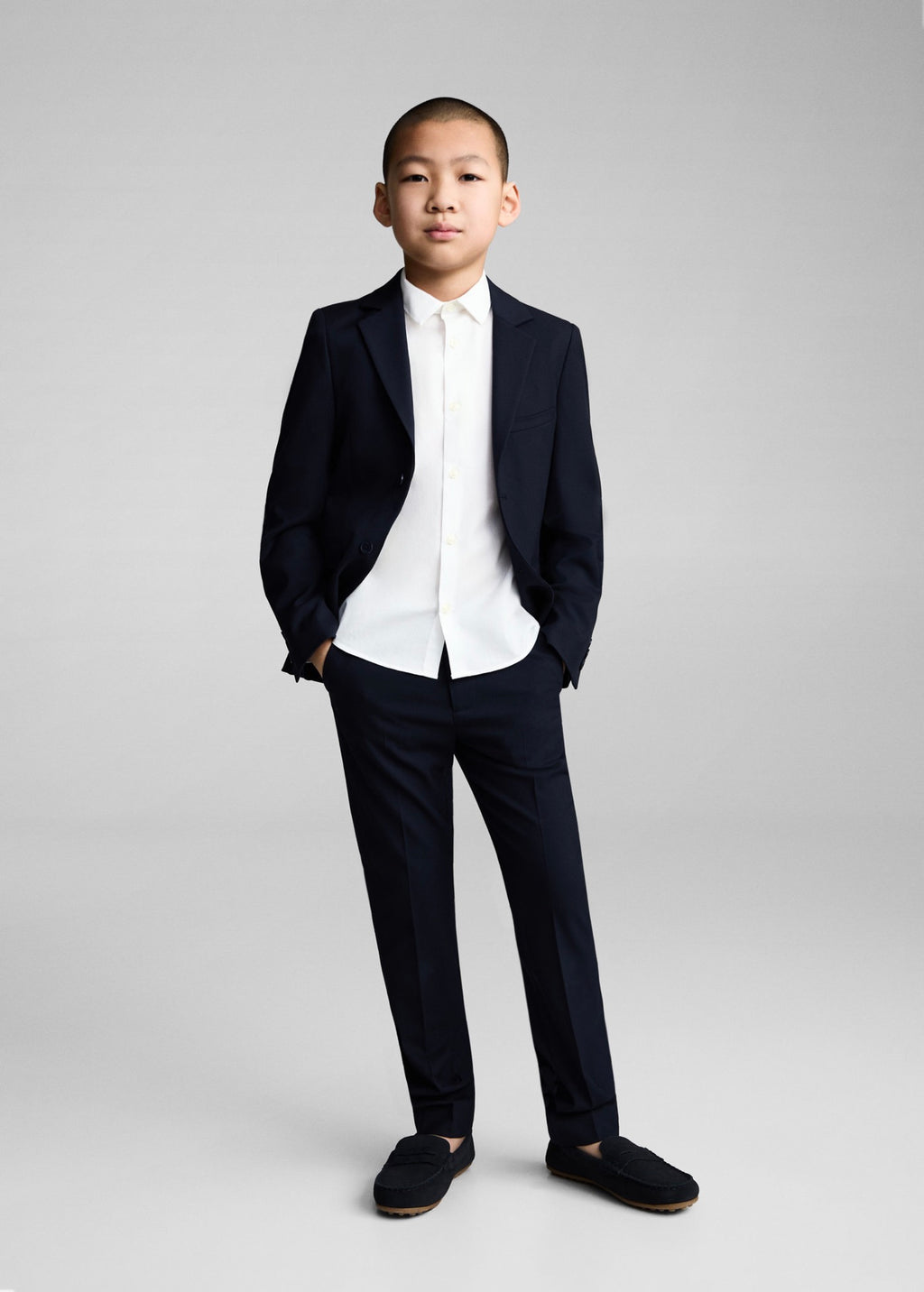 Chemise Popelin Blanc - Garçon