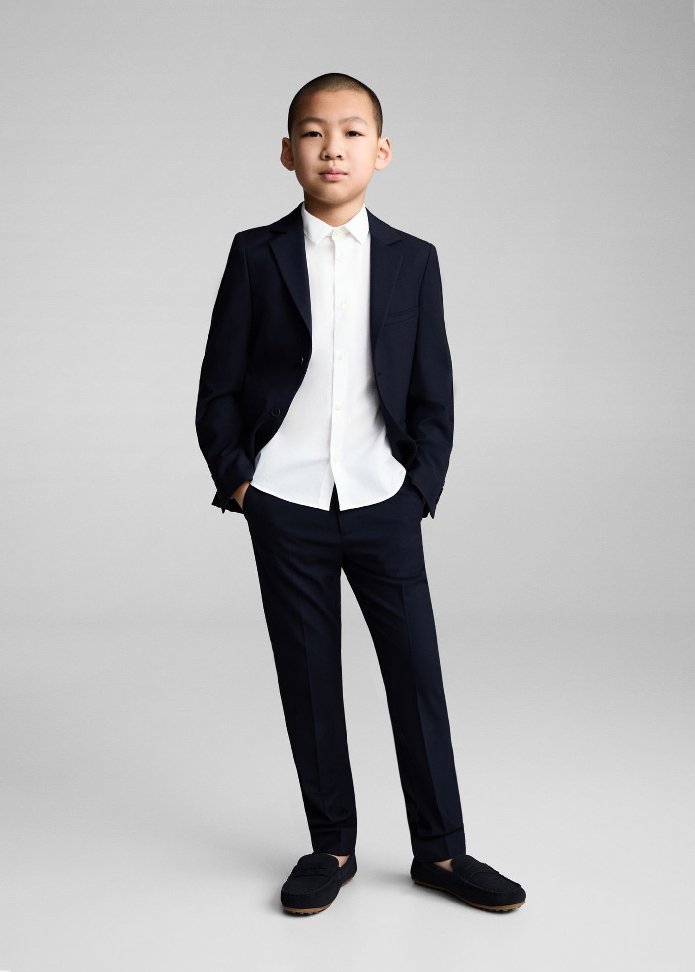 Chemise Popelin Blanc - Garçon