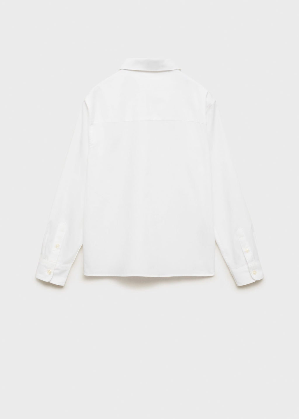 Chemise Popelin Blanc - Garçon