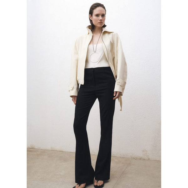 Fine-Strap Silk Top