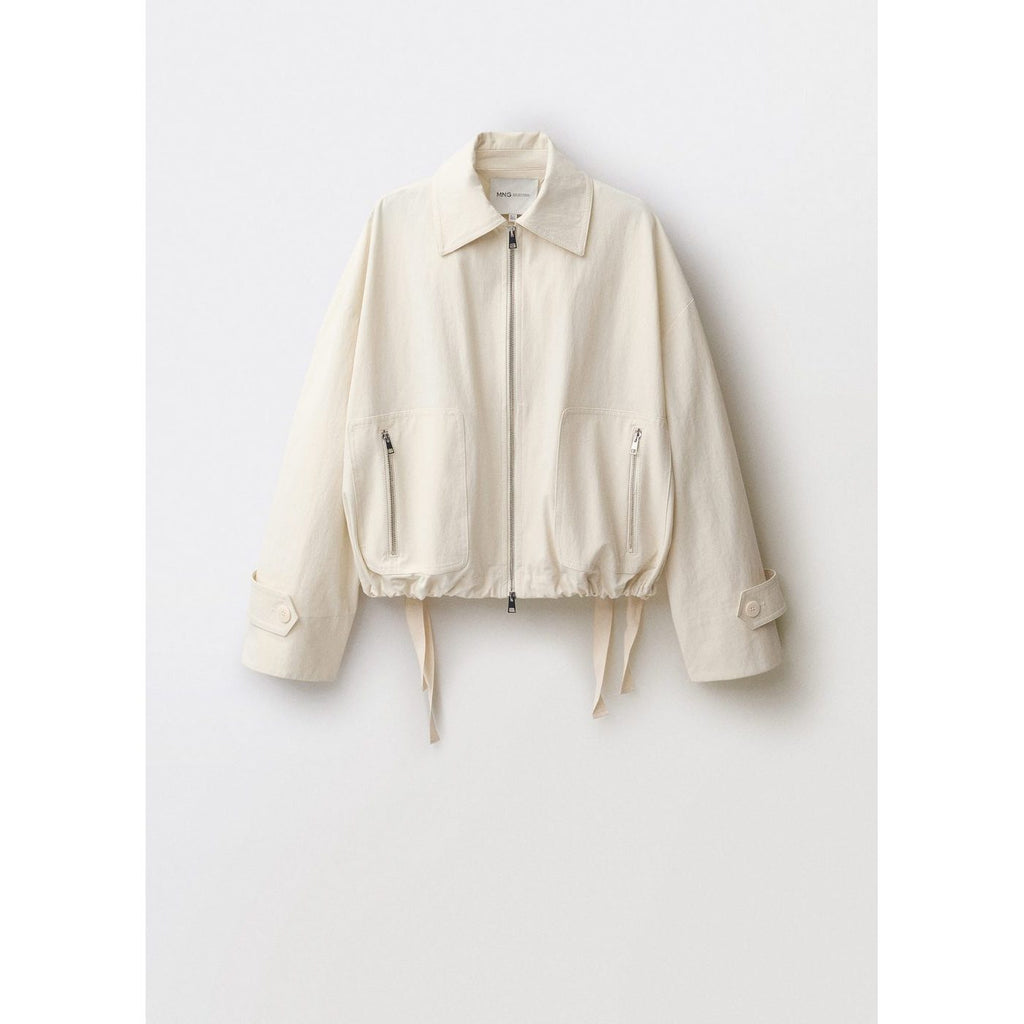 Blouson Bomber Ourlet Réglable