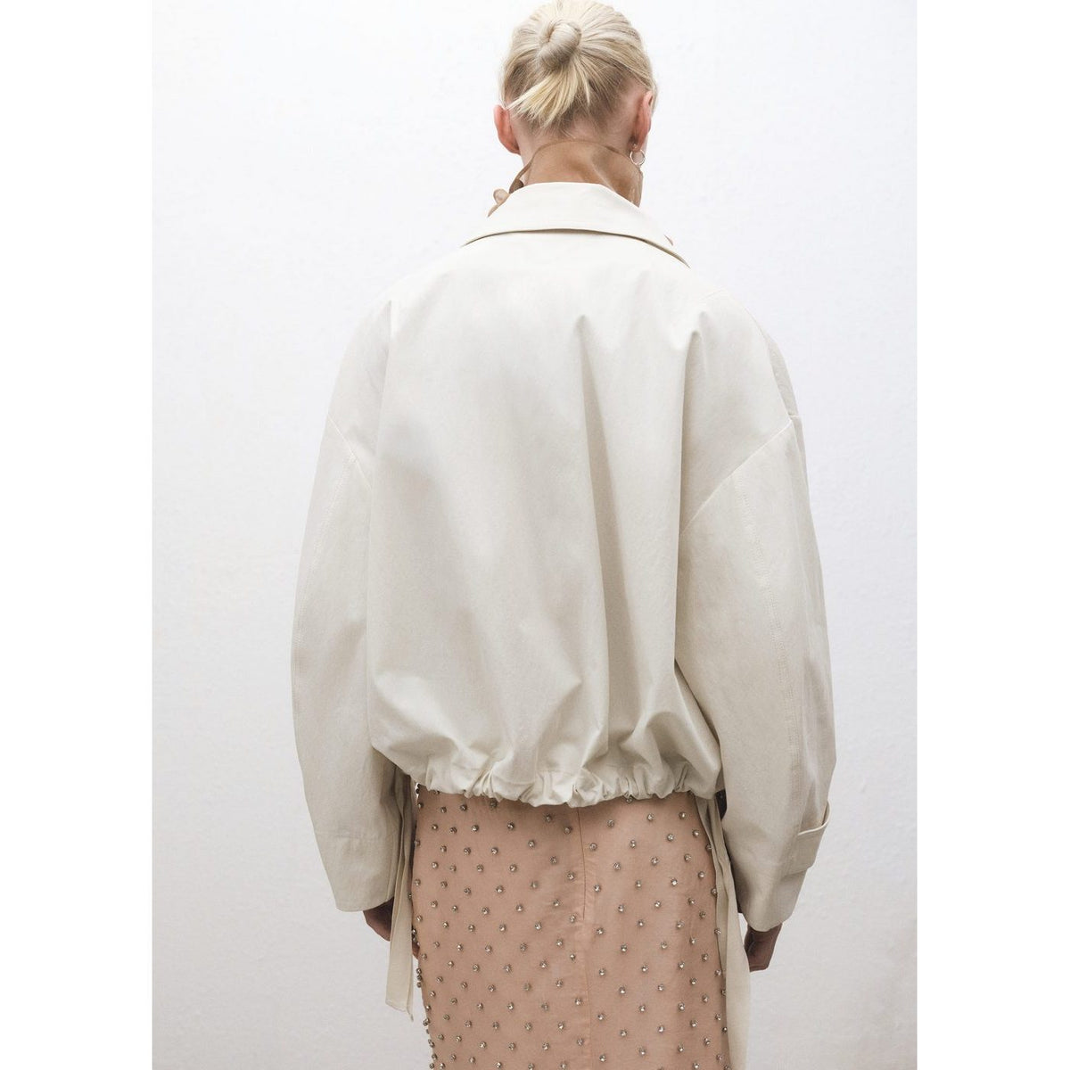 Blouson Bomber Ourlet Réglable