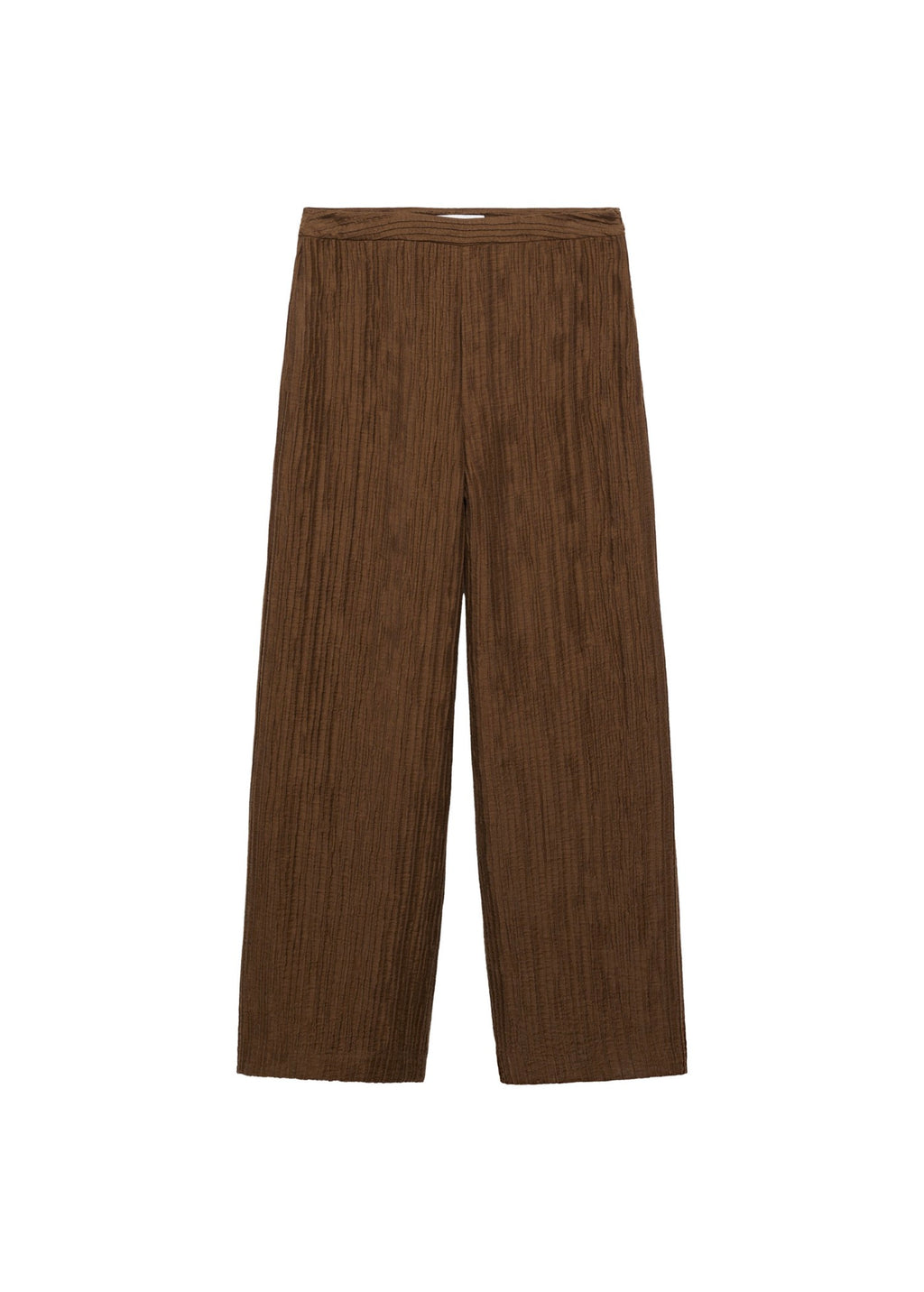 Pantalon Droit Texturé