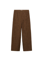 Pantalon Droit Texturé
