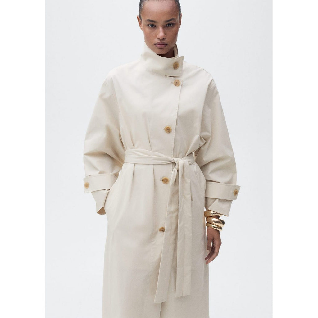 Gabardina Biscuit - Gris claro/Pastel