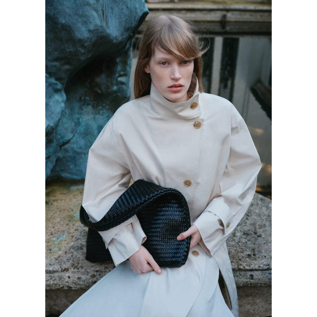 Gabardina Biscuit - Gris claro/Pastel