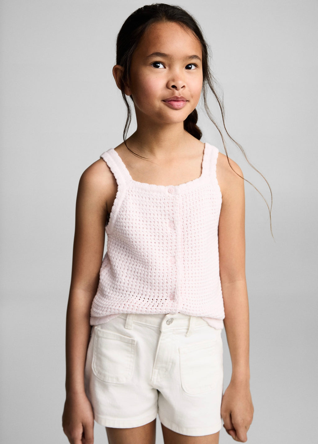 Short Jenna Blanc - Fille