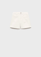Short Jenna Blanc - Fille