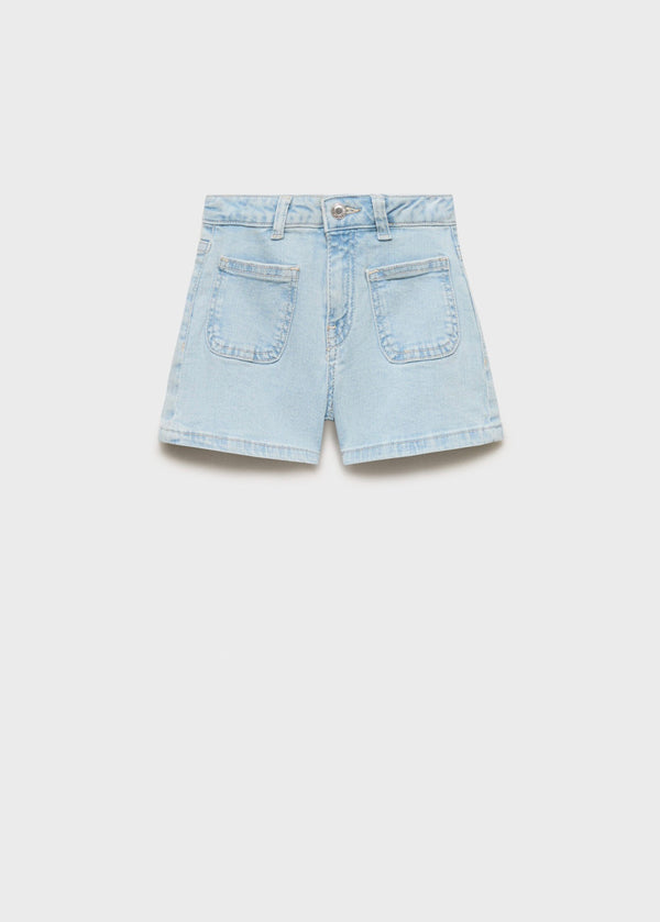Short Jenna Azul Claro - Niña
