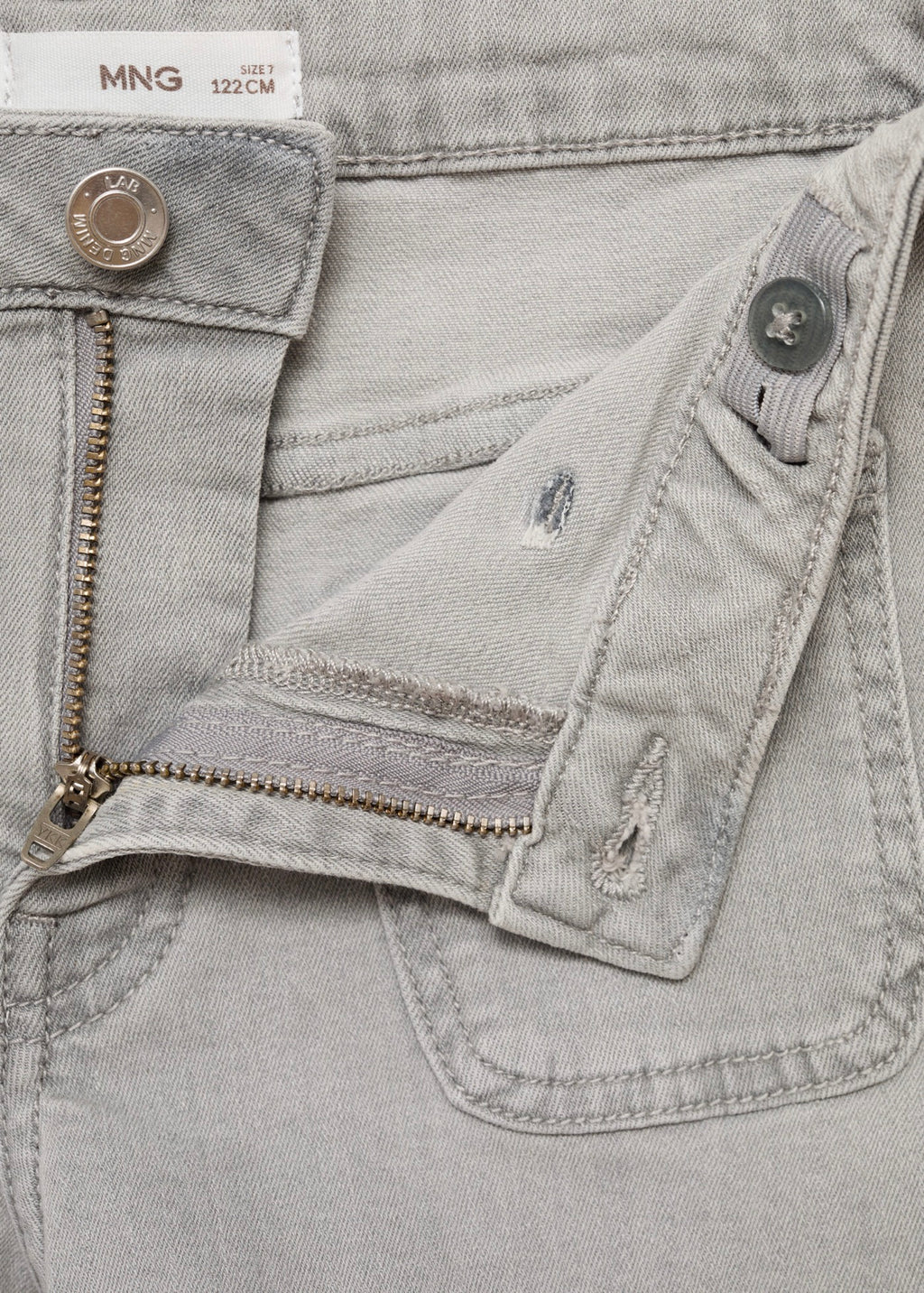 Short Jenna Gris Denim - Niña