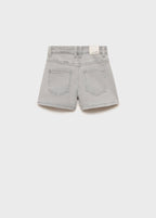 Short Jenna Gris Denim - Niña