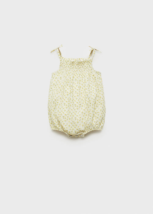 Combinaison Une Pièce En Coton Imprimé - Verde Pastel - Nouveau Né