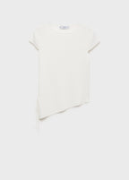 Asymmetric Hem Knit Jumper