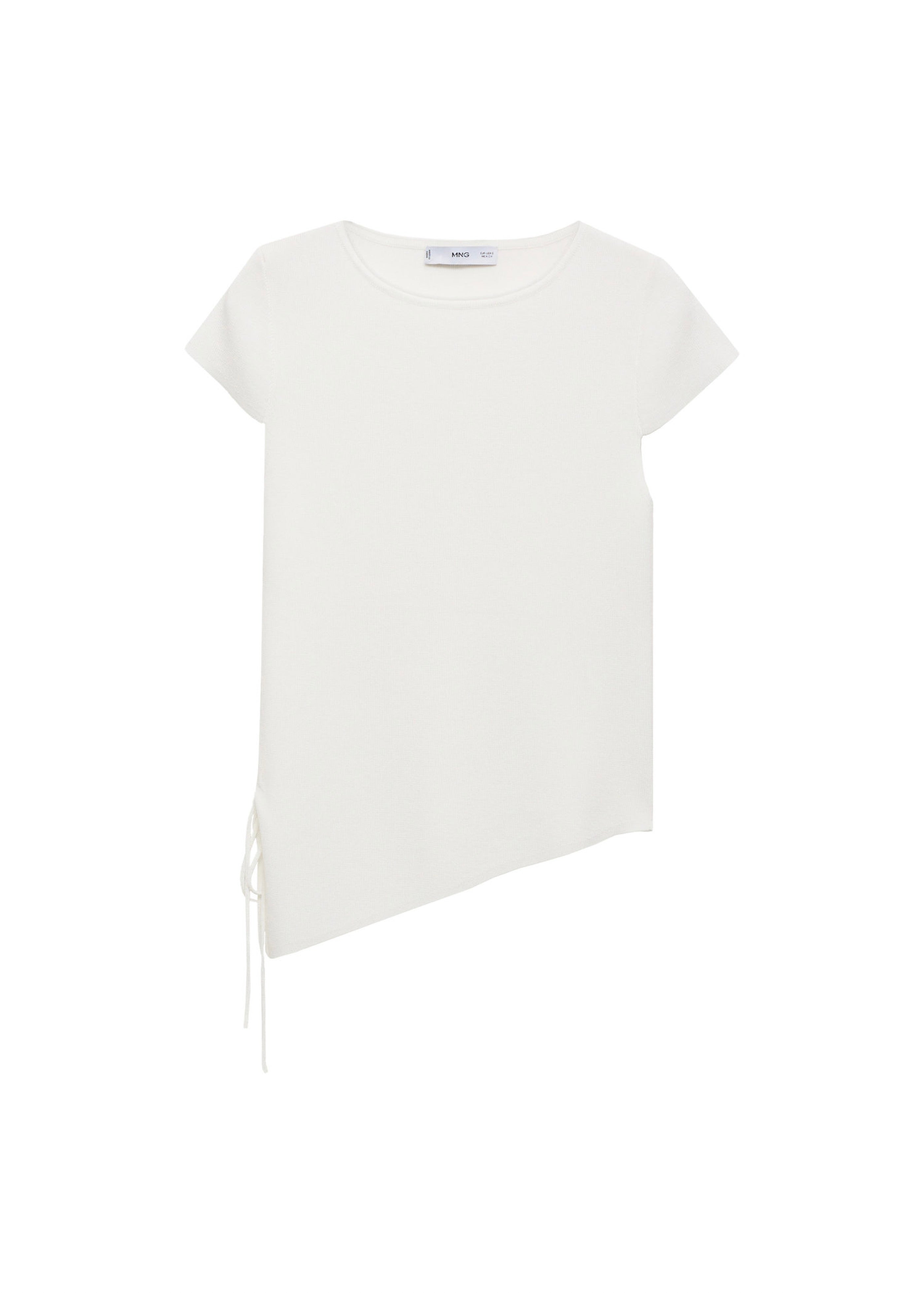 Asymmetric Hem Knit Jumper