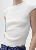 Asymmetric Hem Knit Jumper