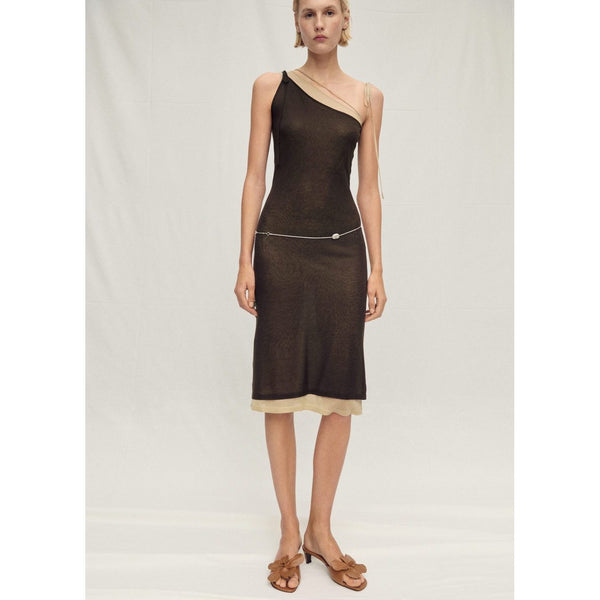 Robe En Maille Lyocell Combinée