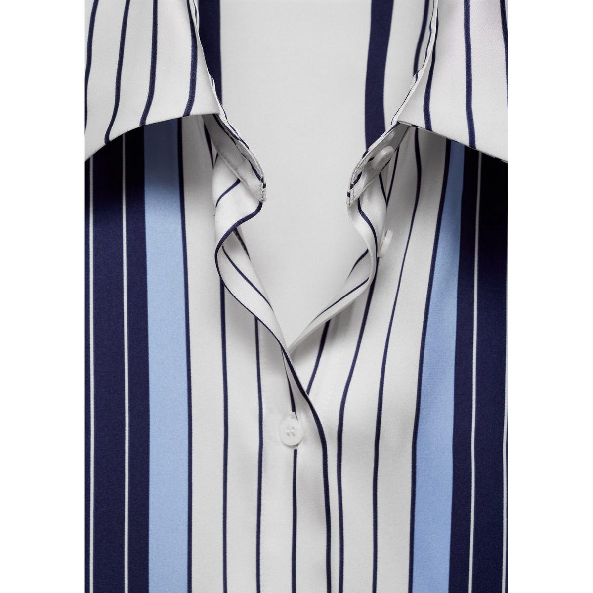 Chemise Satinée Rayures Combinées