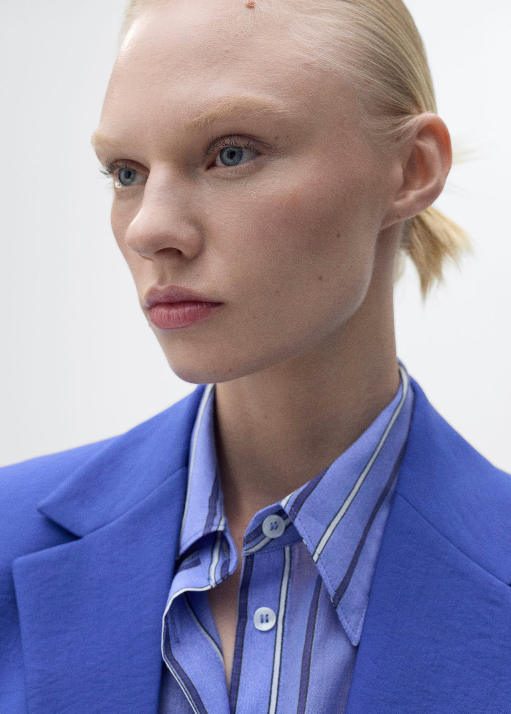 Structured Suit Blazer - Blue