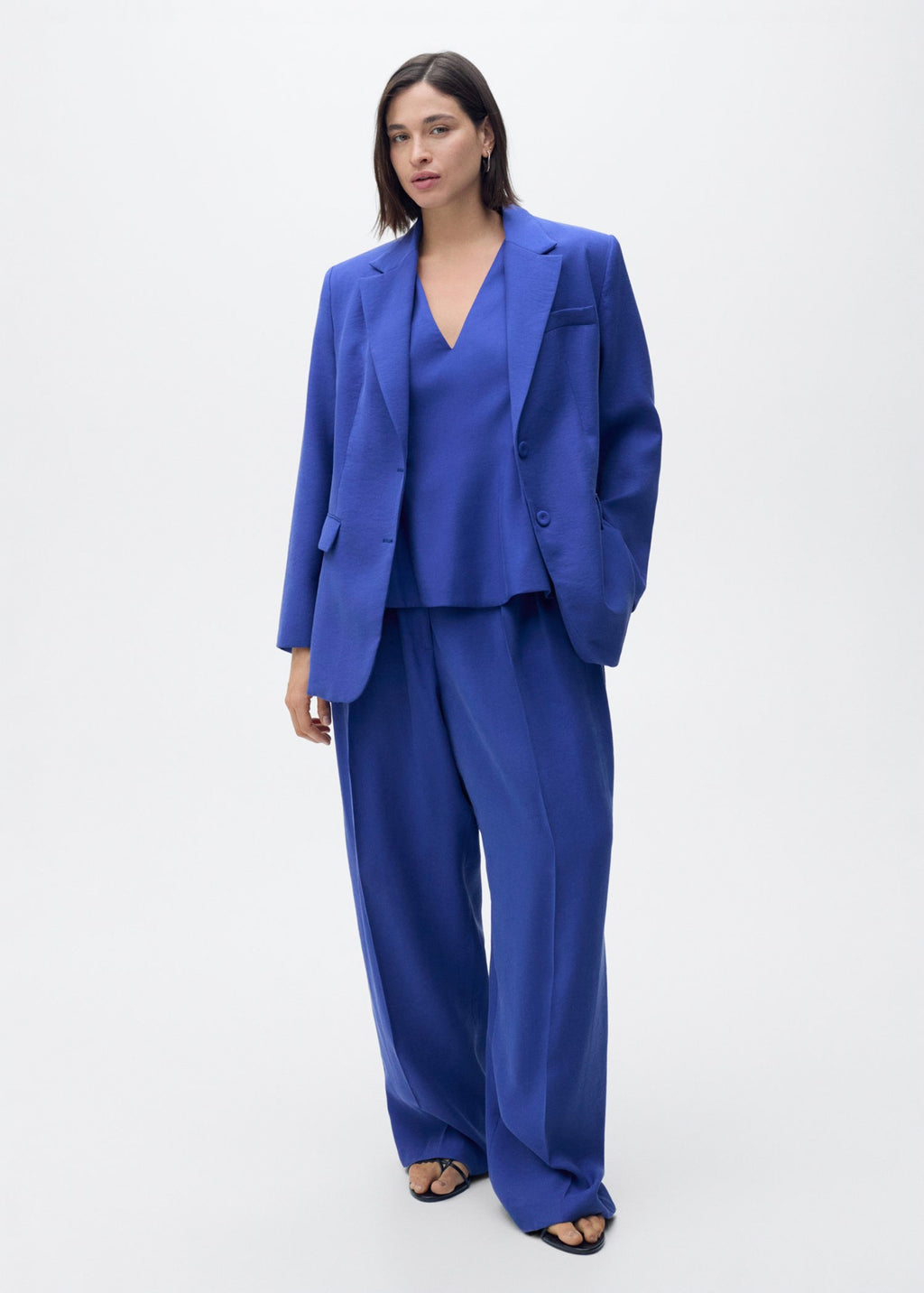 Structured Suit Blazer - Blue