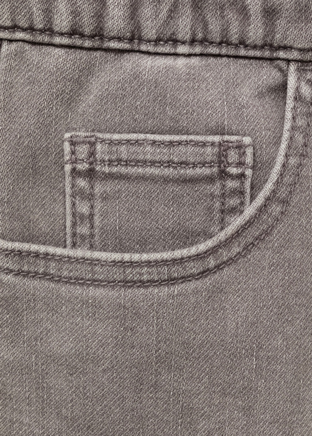 Bermuda Comfy Gris Denim - Niño
