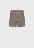 Bermuda Comfy Gris Denim - Niño
