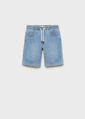Bermuda Comfy Azul Medio - Niño
