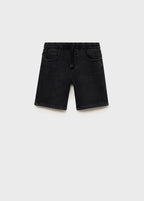 Bermuda Comfy Denim Noir - Garçon