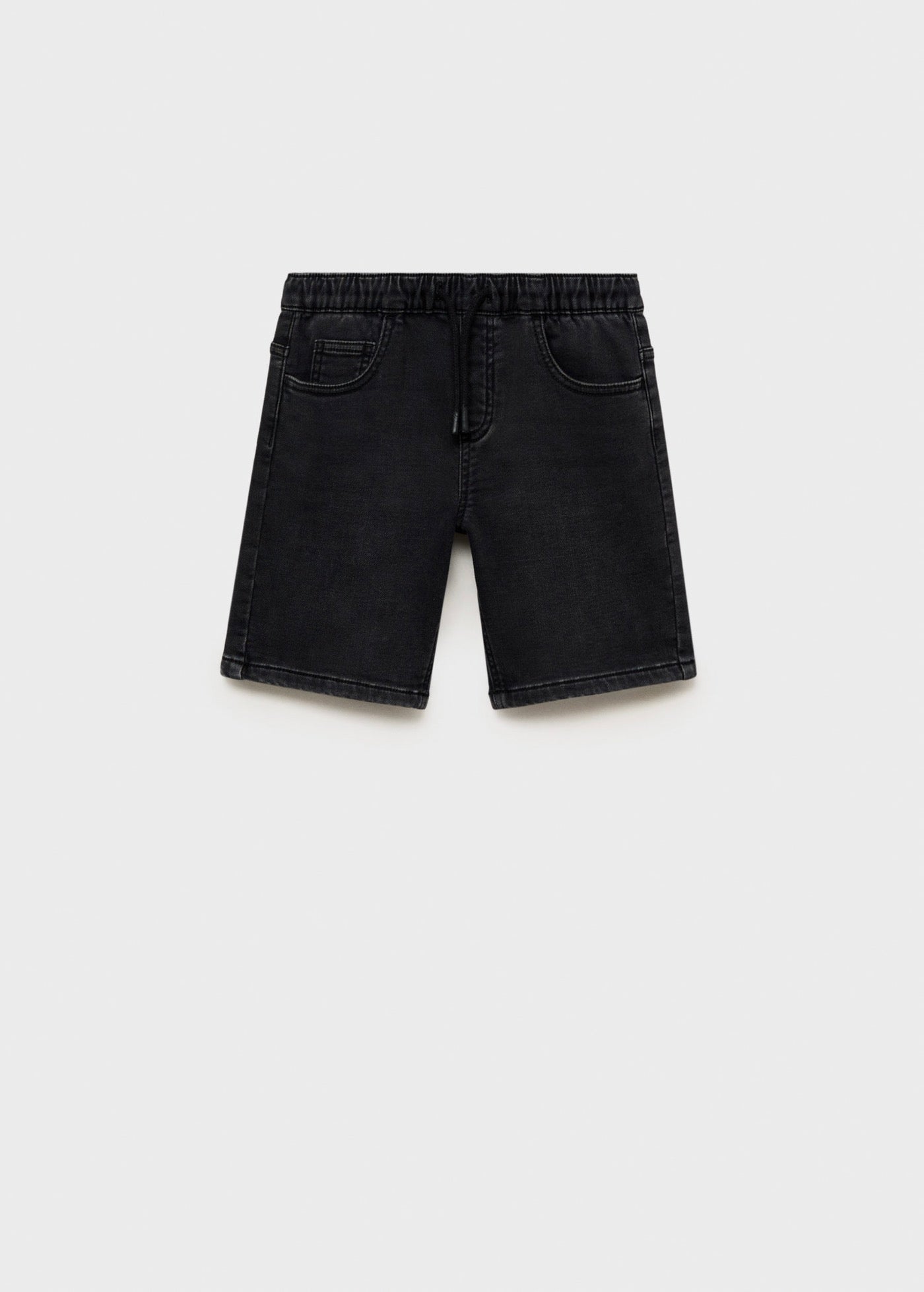 Bermuda Comfy Denim Noir - Garçon