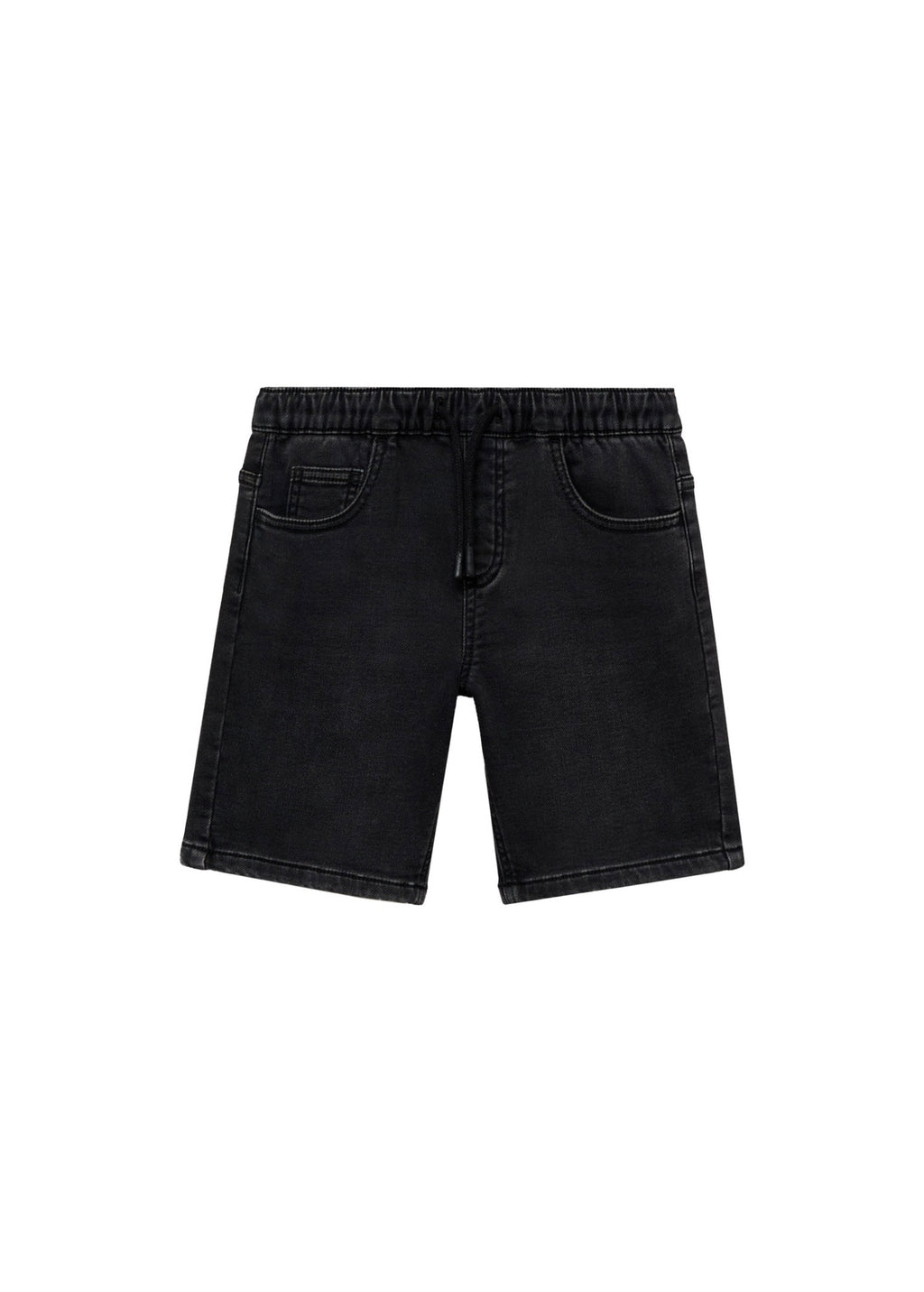 Bermuda Comfy Denim Noir - Garçon