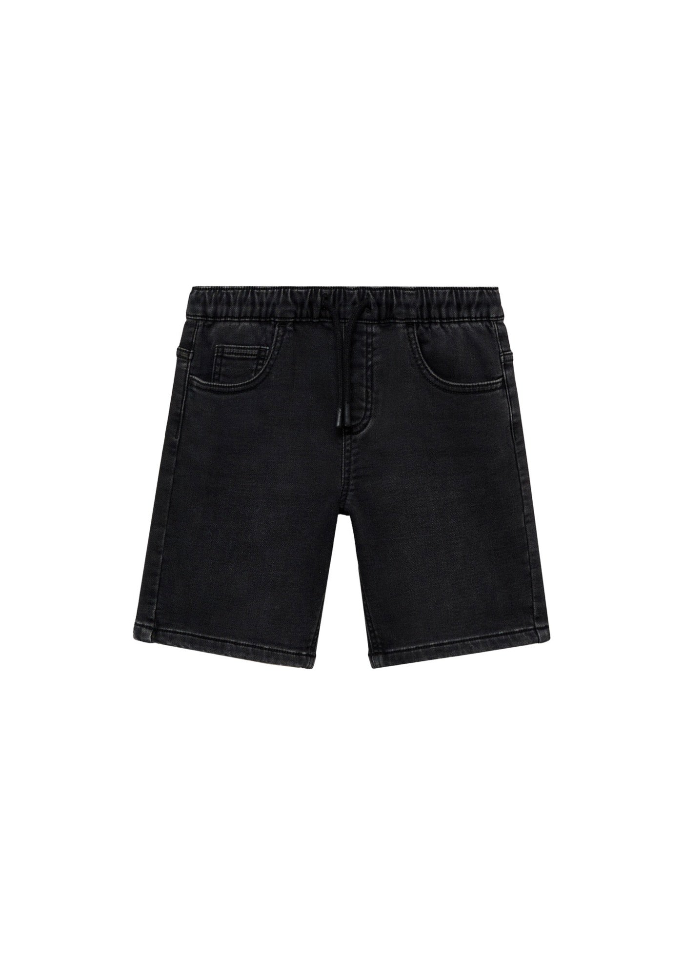 Bermuda Comfy Denim Noir - Garçon