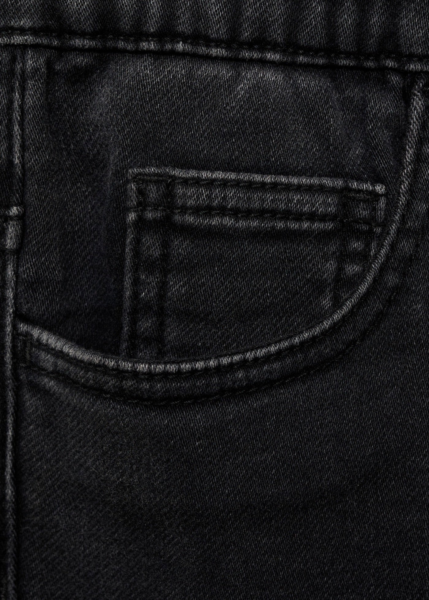 Bermuda Comfy Denim Noir - Garçon