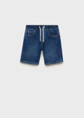 Bermuda Comfy Azul Marino - Niño