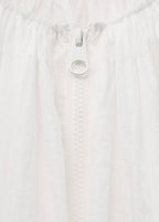 Veste Semi-Transparente Froncée - White