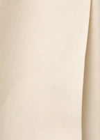Pantalon De Costume Évasé En Lin Mélangé