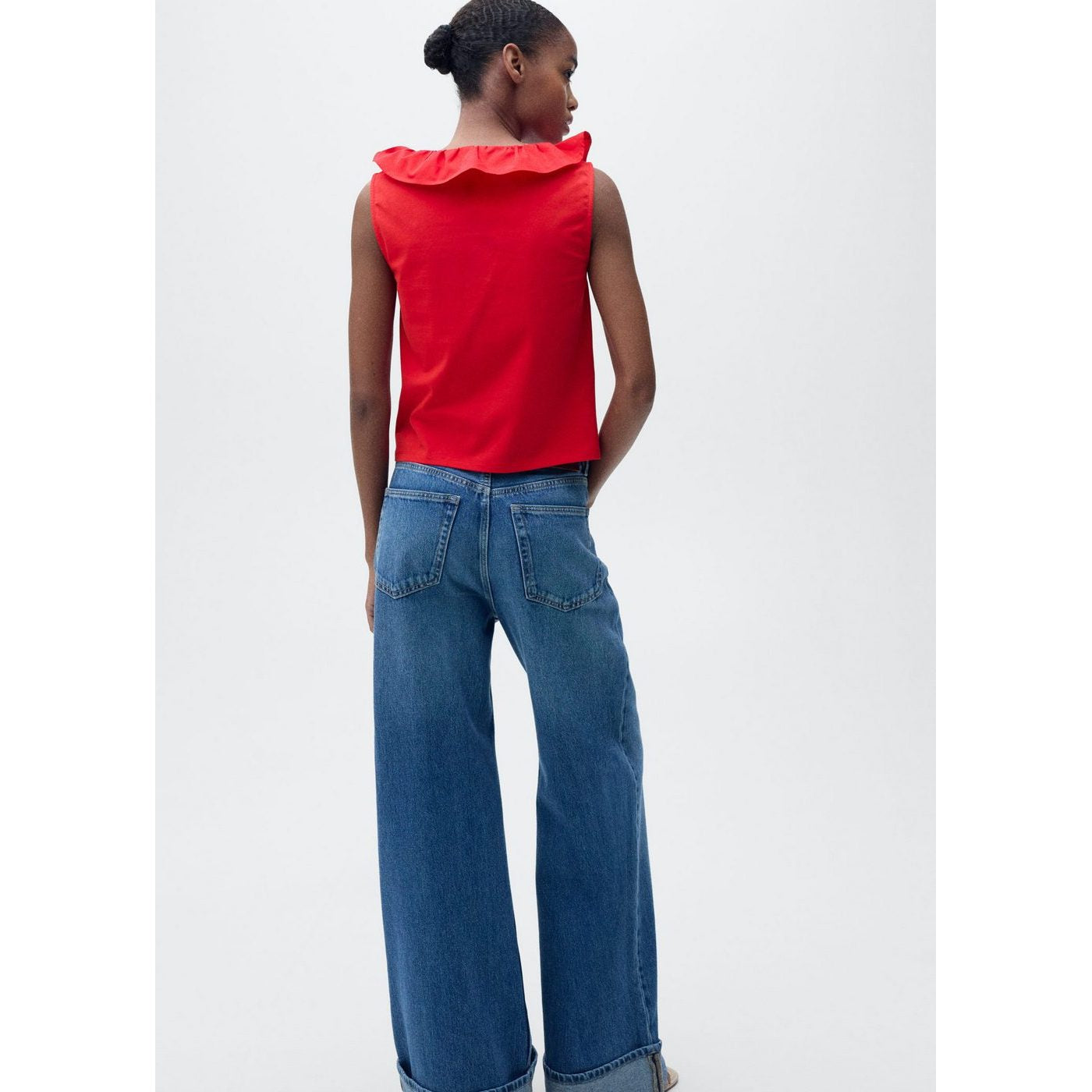 Top Volant - Red