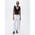 Top Volant - Black