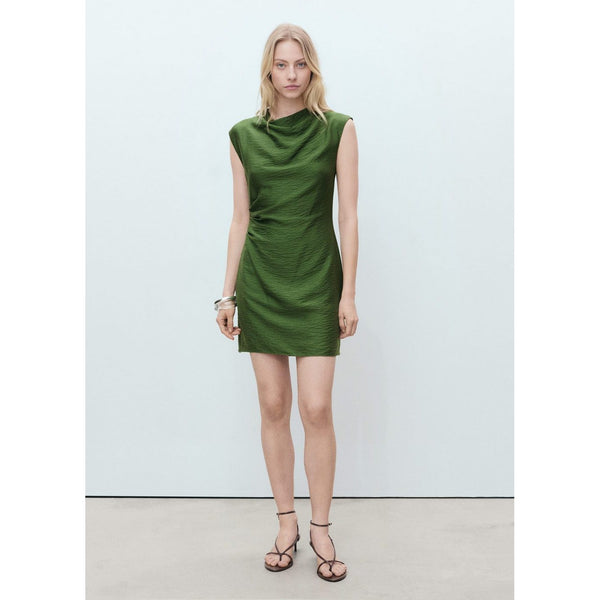 Draped Textured Dress