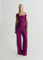 Pantalon Droit Fluide - Purple