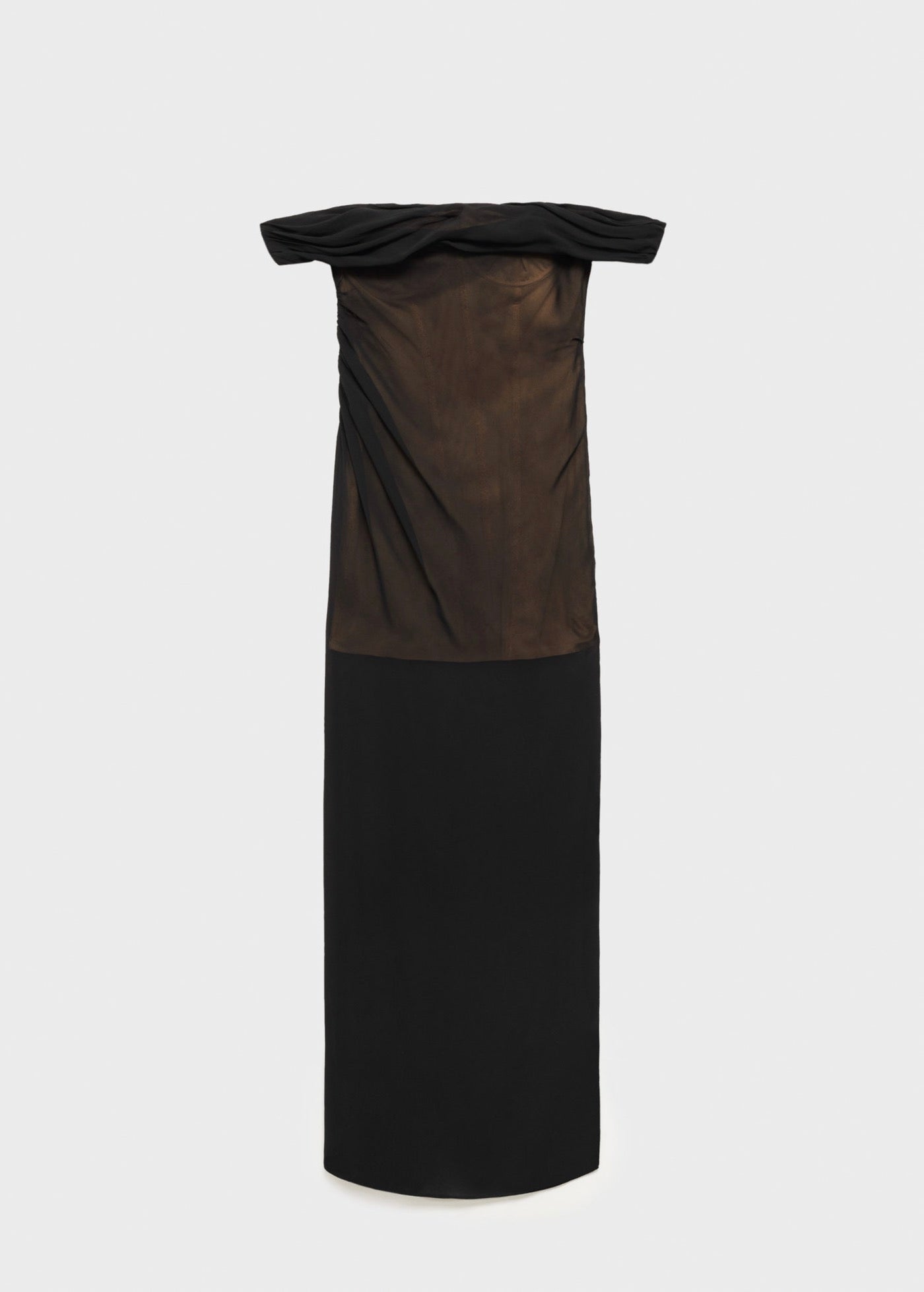 Robe Corset Tulle Épaules Dénudées