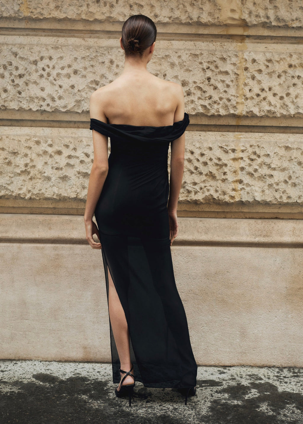 Robe Corset Tulle Épaules Dénudées